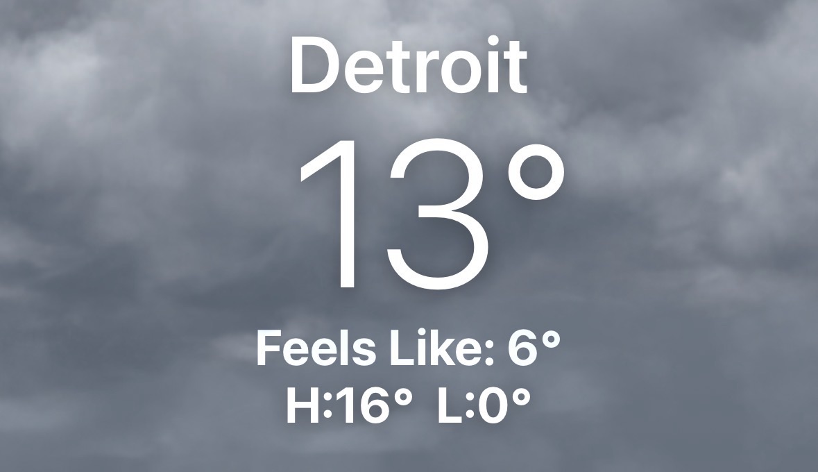 Michigani me mot të ftohtë dimëror  por pa ekstreme  Temperaturat në rritje në 10 ditët e ardhshme