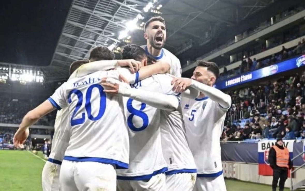 Historike  Kosova përmbys Sllovakinë dhe kualifikohet në finalen e Play Off it të Botërorit