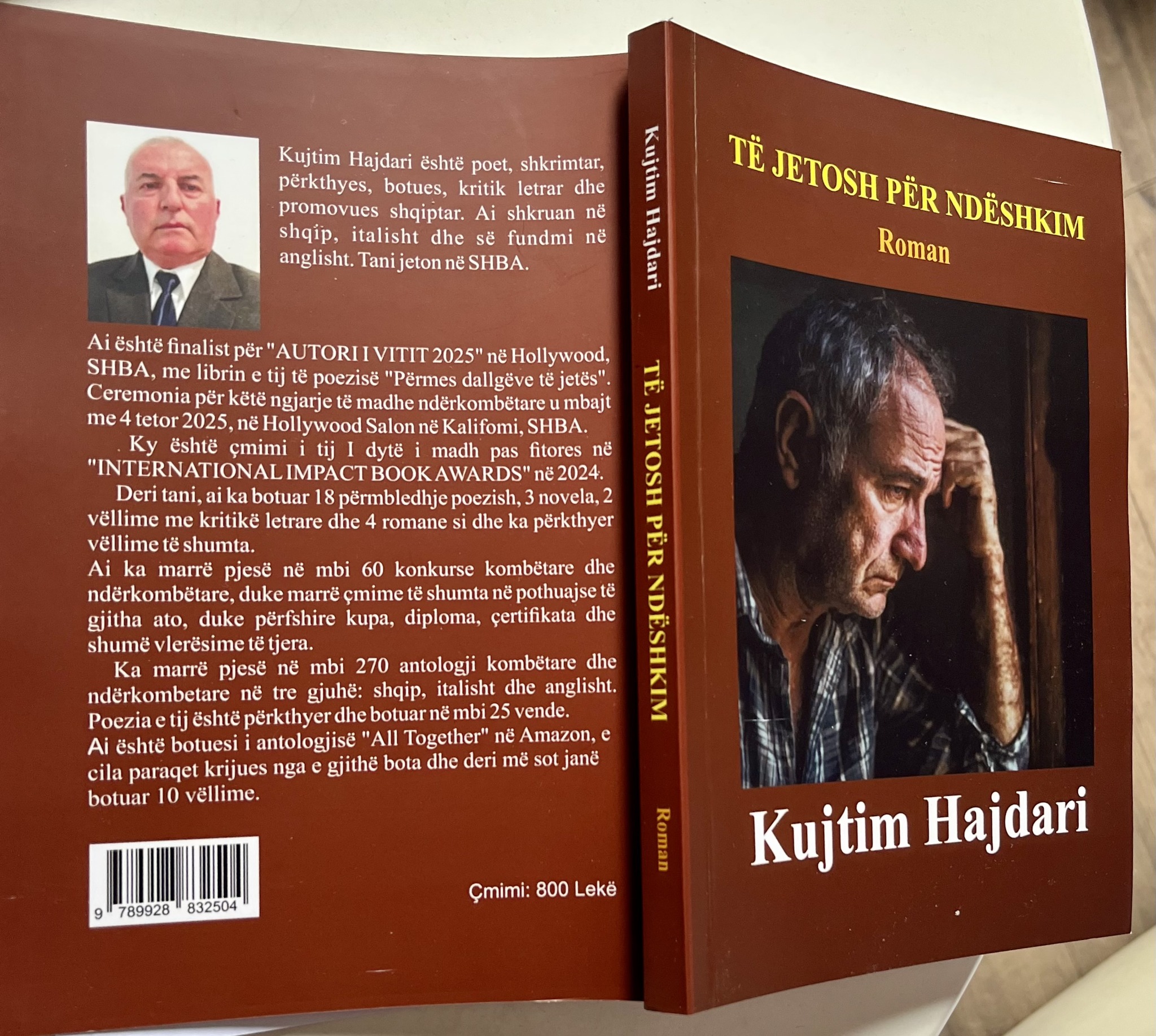 Kujtim Hajdari vjen për lexuesit me romanin e katërt  TË JETOSH PËR NDËSHKIM 