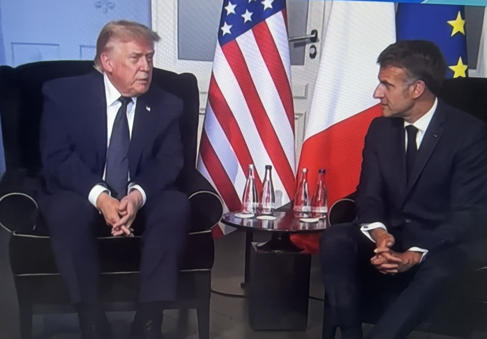 Trump dhe Macron takohen në Francë  vëmendja te Irani  Ukraina dhe tensionet tregtare