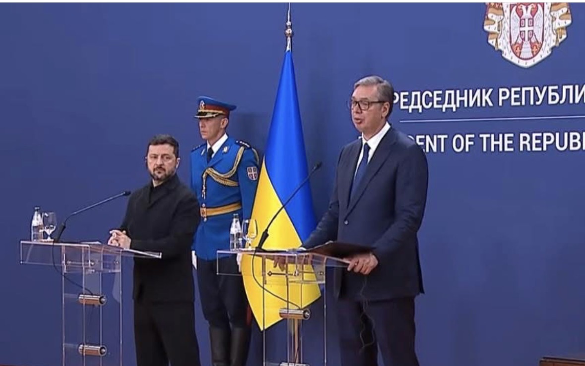 Zelensky krah Vuçiçit   Qëndrimi i Ukrainës për Kosovën nuk ka ndryshuar    deklarata që hap debat të fortë në Prishtinë dhe Tiranë